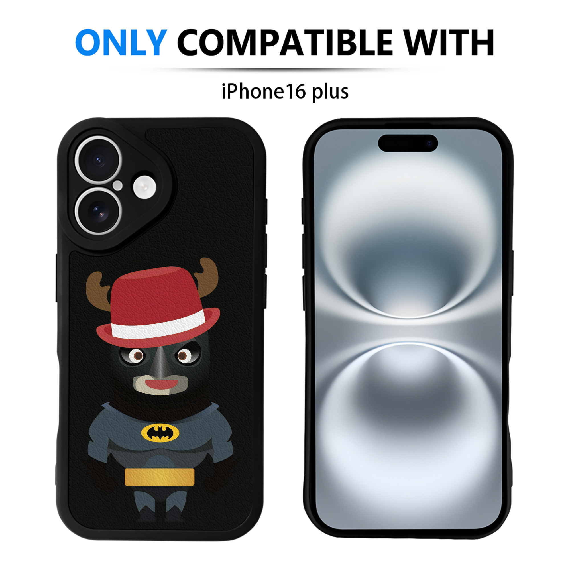 （画像用） アベンジャーズ The Avengers 【iPhone 16シリーズ対応】シリコンスマホケース（レザー調） 材質：シリコン